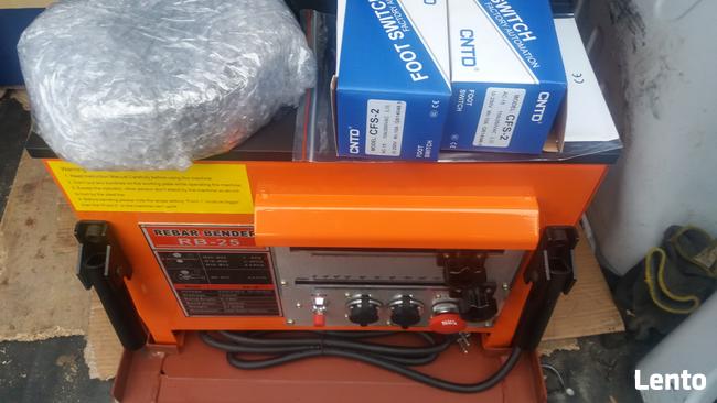 Giętarka do prętów i strzemion 25 mm + przecinarka 20