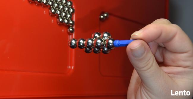 Zabawki klocki magnetyczne tęcza 150El. magnesy nedodymowe