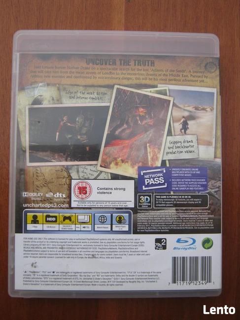 Uncharted 3 Drake’s Deception + Drake’s Fortune PS 3