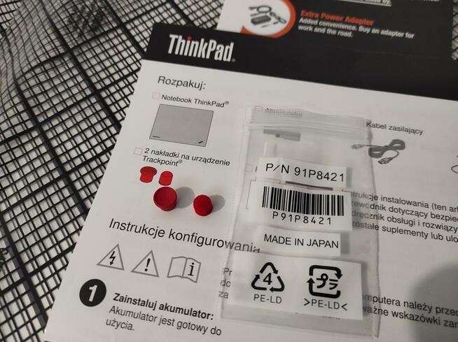 Trackpoint do ThinkPad Lenovo np. SL500