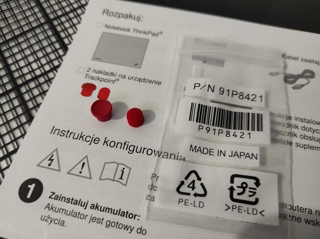 Trackpoint do ThinkPad Lenovo np. SL500