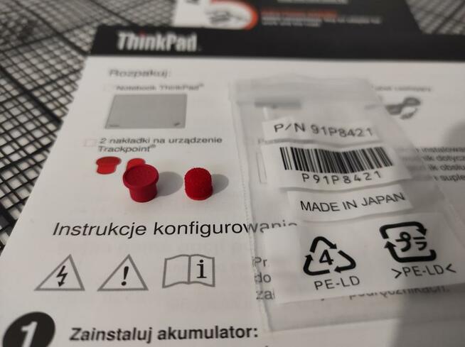 Trackpoint do ThinkPad Lenovo np. SL500