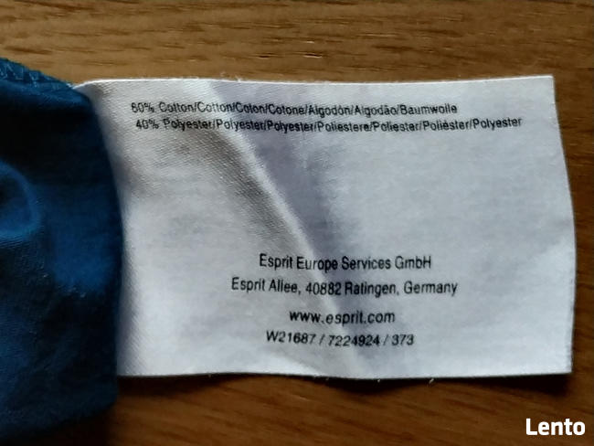 Bluzka na zakładkę z długim rękawem Esprit XS/S