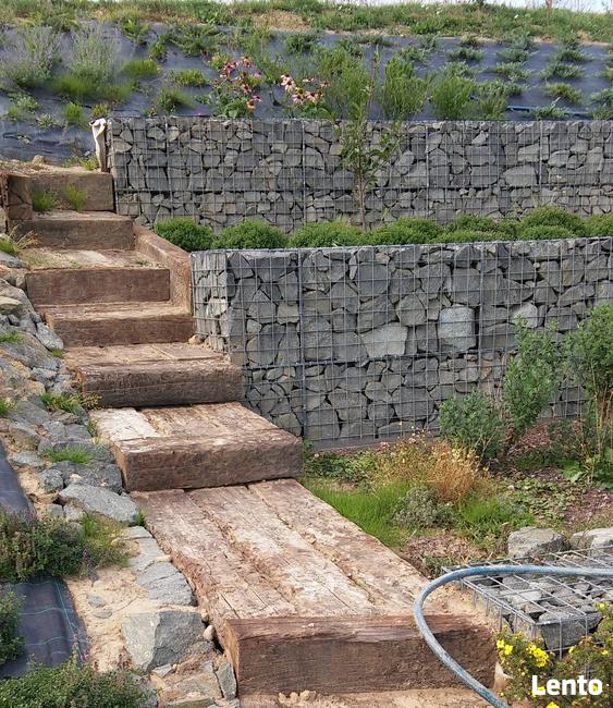 Kosze gabionowe, ogrodzenia gabionowe, gabion, kosz siatkowy