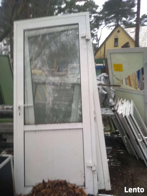 Drzwi aluminiowe sklepowe 105 x 225 cm 1050 x 2250