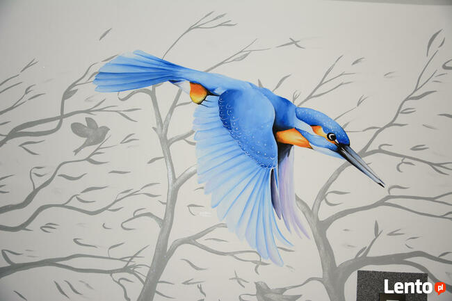 Bajkowe dekoracje ścienne do przedszkoli, szkoły - graffiti,