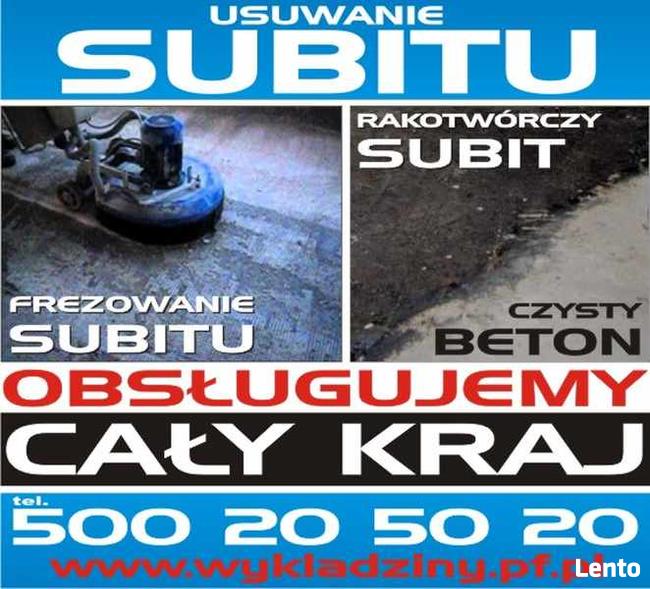USUWANIE SUBITU tel.500 20 50 20 kleju po parkiecie POZNAŃ
