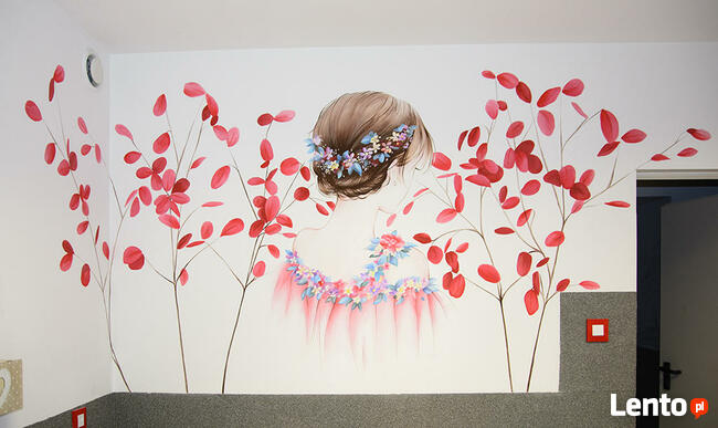 Bajkowe dekoracje ścienne do przedszkoli, szkoły - graffiti,
