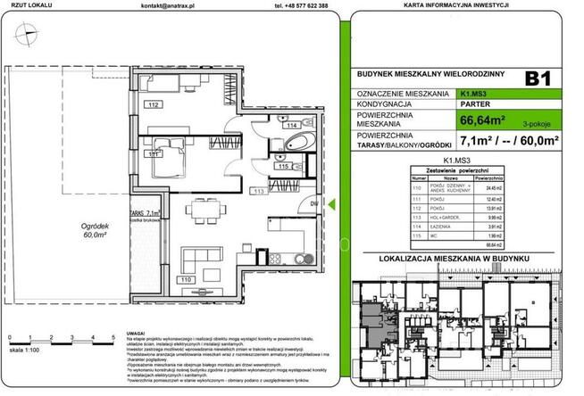Mieszkanie Sosnowiec Klimontów, Klimontowska