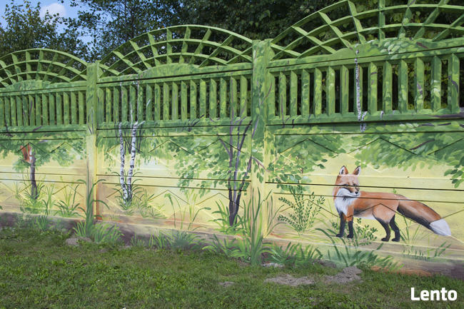 Bajkowe dekoracje ścienne do przedszkoli, szkoły - graffiti,