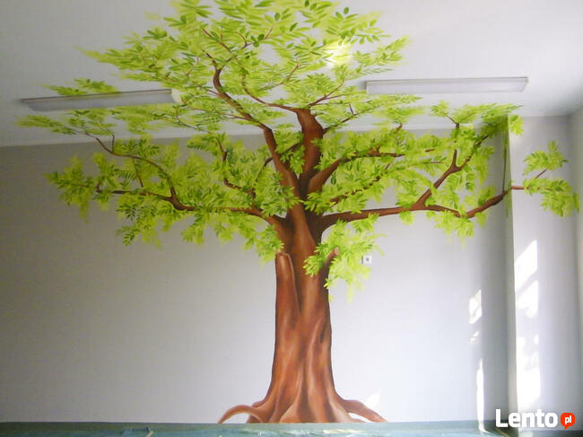 Bajkowe dekoracje ścienne do przedszkoli, szkoły - graffiti,