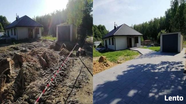 Zakładanie ogrodów nawadnianie trawa z rolki trawnik projekt