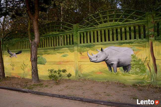 Bajkowe dekoracje ścienne do przedszkoli, szkoły - graffiti,