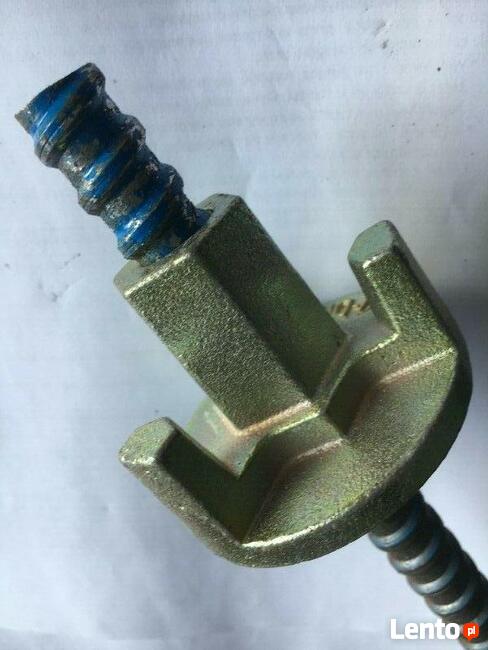 Szalunki ścienne łączniki ankry Żabki nakrętki 70 i 100mm