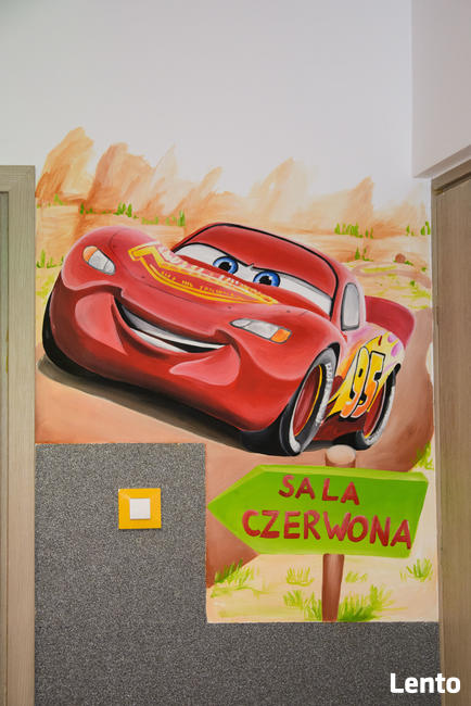 Dekoracje na ścianę do przedszkola, malunek ścienny