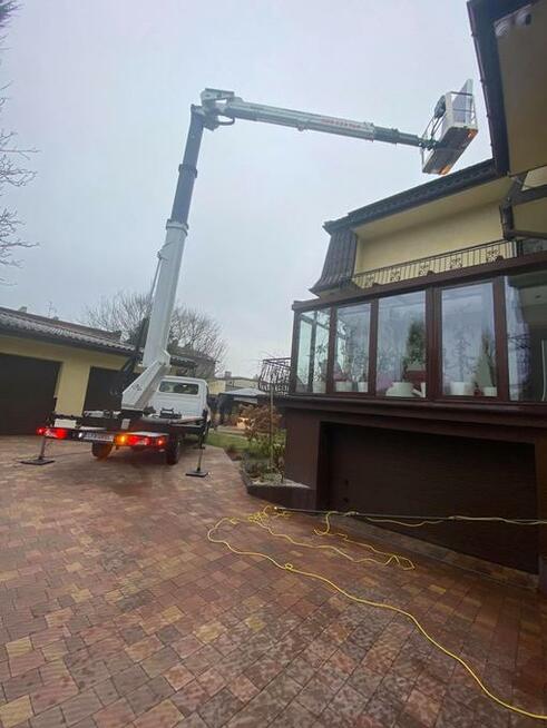 Wynajem podnośnika koszowego