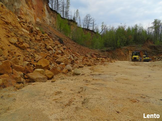 Kamień kruszywo pospółka na nasypy podmokły teren kopalnia