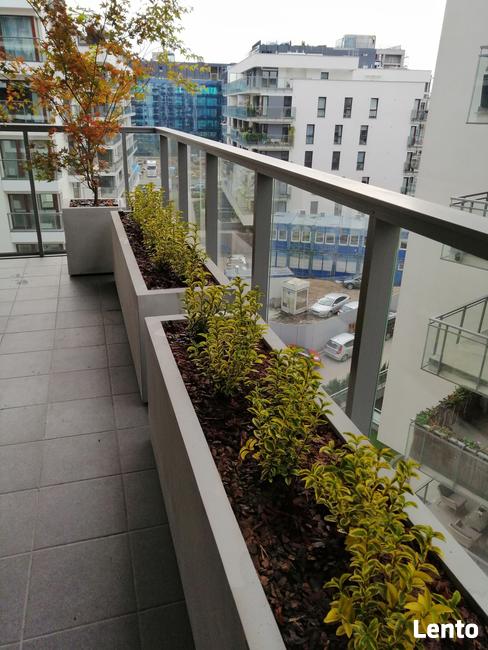 Donica nowoczesna, na wymiar, corten, imitacja betonu