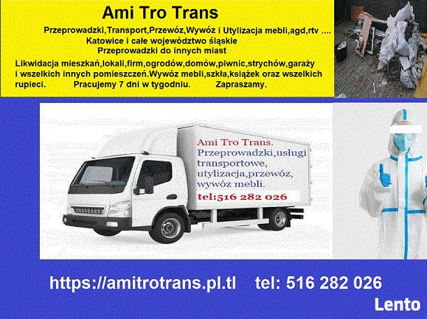 TANIE Przeprowadzki wywóz mebli i rupieci UTYLIZACJA Ligota