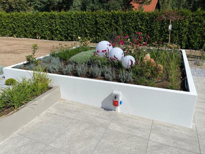 Donice nowoczesne, na wymiar, corten, imitacja betonu