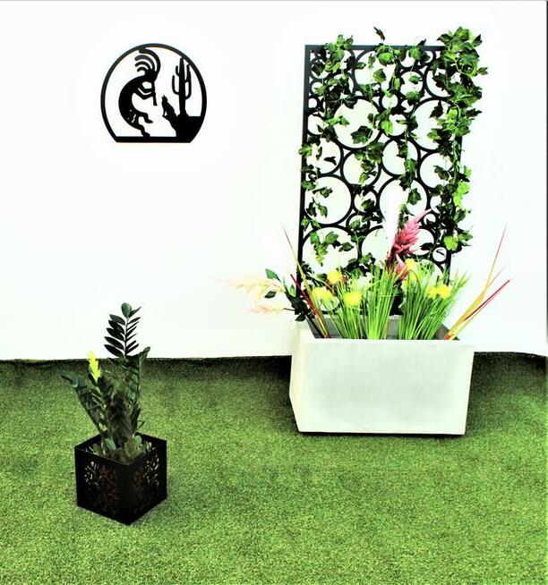 Donica nowoczesna, na wymiar, corten, imitacja betonu