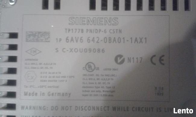 Siemens panel Tp177B PN/DP-6CSTN