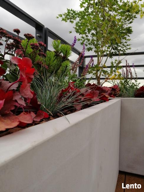 Donice nowoczesne, imitacja betonu, corten, na wymiar
