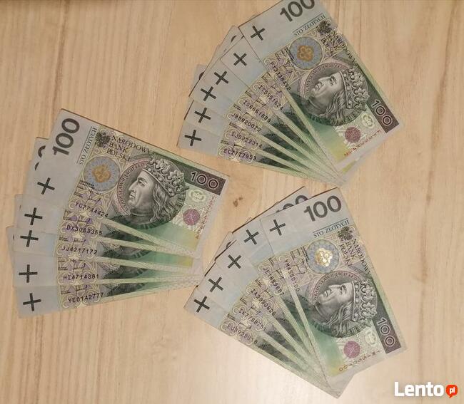 Banknot 3x100zl z 1994r UNIKAT RADAR BŁĘDY