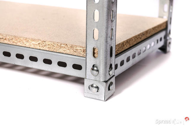 Regały półkowe wypełnione płytą - PRODUCENT