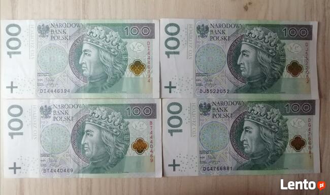 Banknot/100zl/2012r/ciekawe/numery/ prawie radar