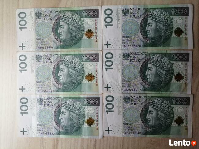 Banknot/100zl/2012r/ciekawe/numery/ prawie radar