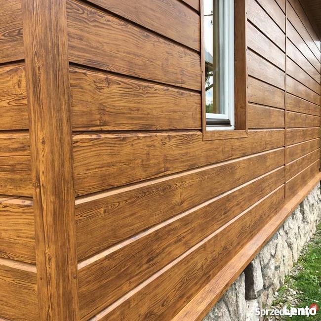 BALE Z BLACHY - deski - elewacja