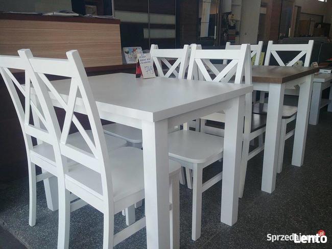 Zestaw stół 100x70 + 4 krzesła OKAZJA!