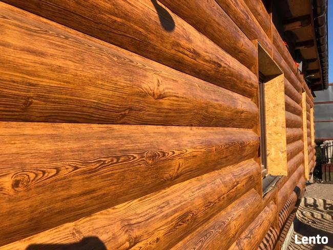 BALE Z BLACHY - deski - elewacja