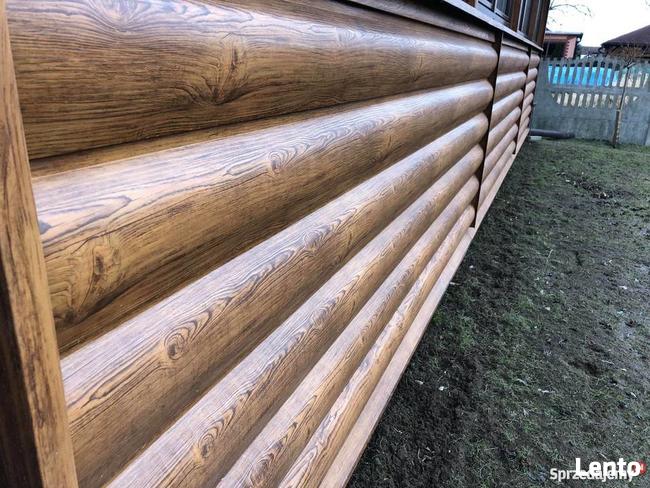 BALE Z BLACHY - deski - elewacja