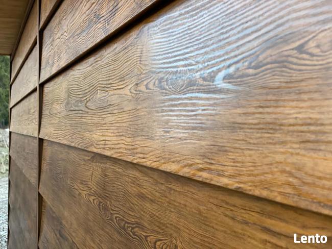 DESKI Z BLACHY drewnopodobnej - elewacje, bramy, płoty !!!