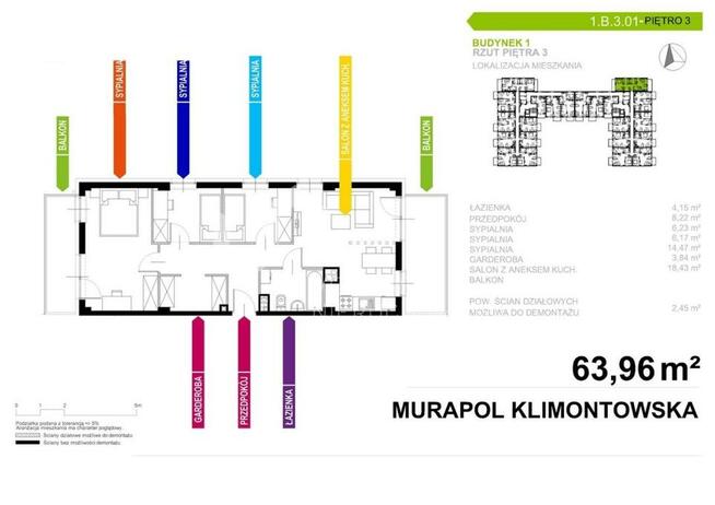 Mieszkanie Sosnowiec Klimontów, Klimontowska