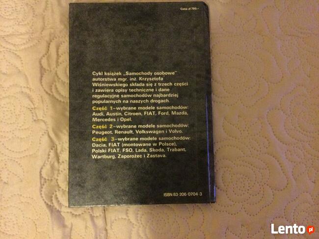 Sprzedam książkę samochody osobowe cześć 3