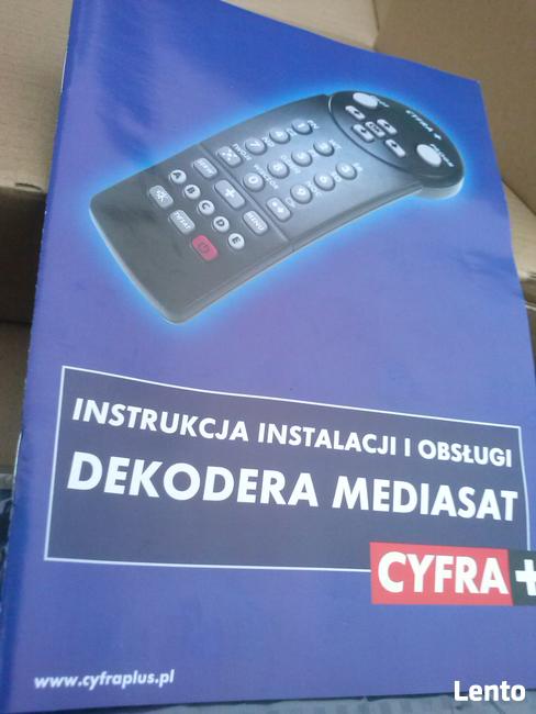 Dekoder mediasat Cyfra Plus, fabrycznie nowy, 50 zł.
