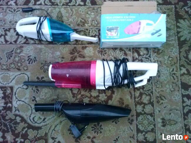 Odkurzacz samochodowy, 4 szt, 35, 40, 50 zł.