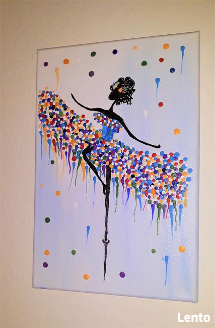 baletnica ,obraz, abstrakcja, baletnica, obraz