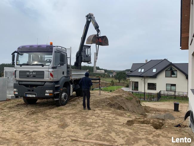 Wywóz ziemi/gruzu, usługi HDS, kruszywa