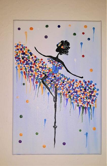 baletnica ,obraz, abstrakcja, baletnica, obraz