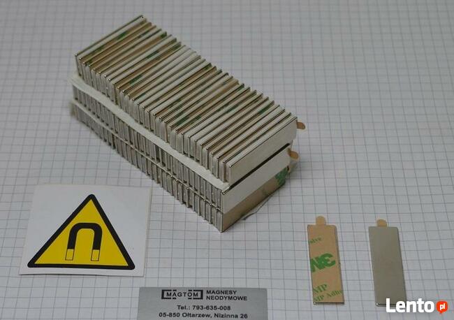 Magnesy z klejem 3M magnesy nedoymowe z klejem.