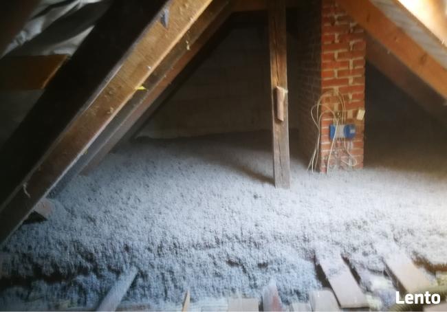 Badanie kamerą termowizyjną Wdmuchiwanie celulozy kuny zimno