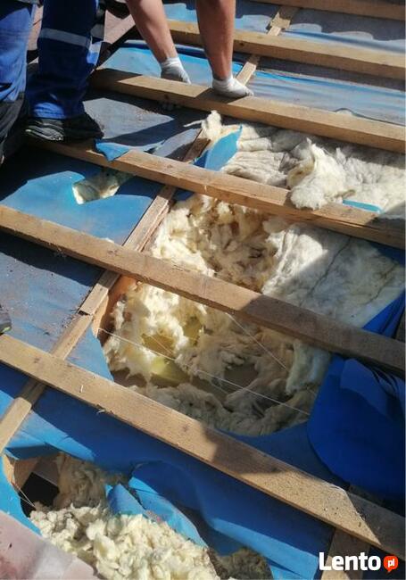 Docieplanie pianą wełną celulozą Termowizja Naprawy po kunie