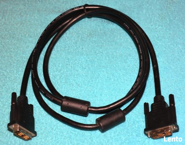 Kabel DVI męski kabel DVI-D męski 1,8 m czarny
