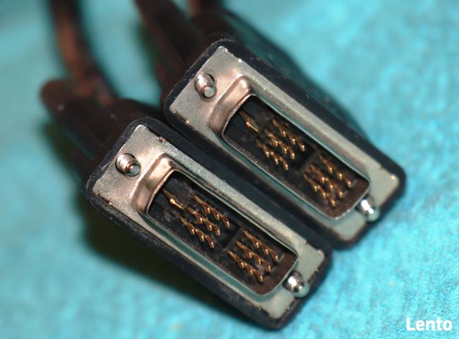 Kabel DVI męski kabel DVI-D męski 1,8 m czarny