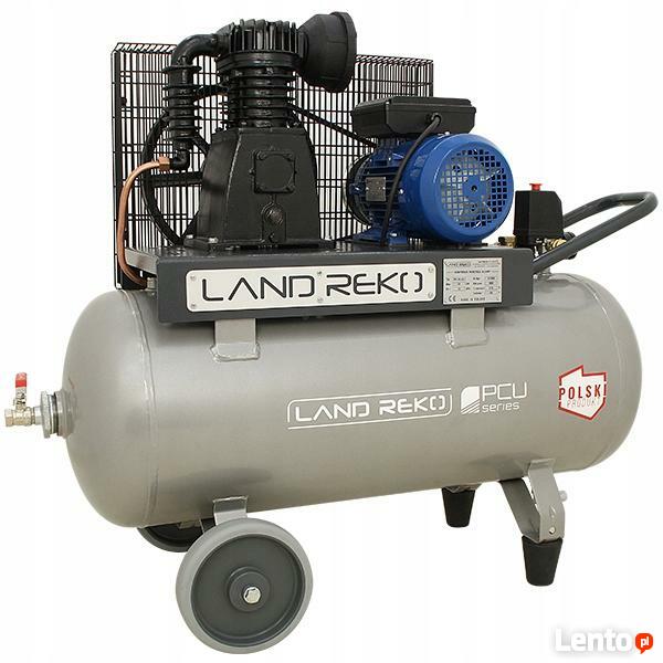 KOMPRESOR POWIETRZA 100l 230V LAND REKO 490L/MIN