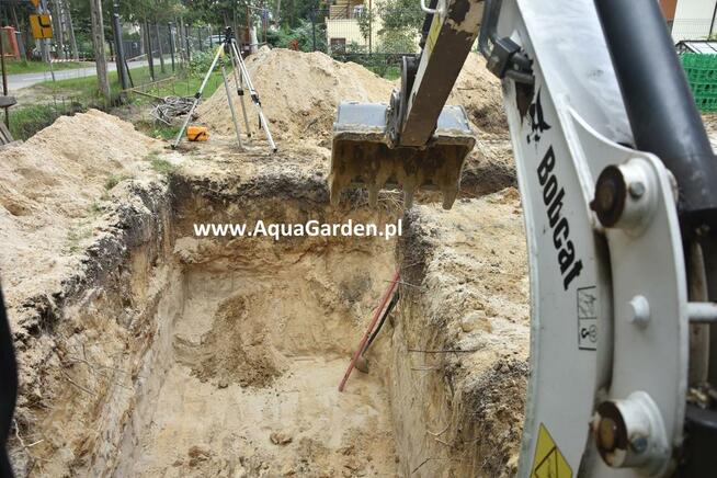Aquagarden Zagospodarowanie wody deszczowej drenaż opaskowy